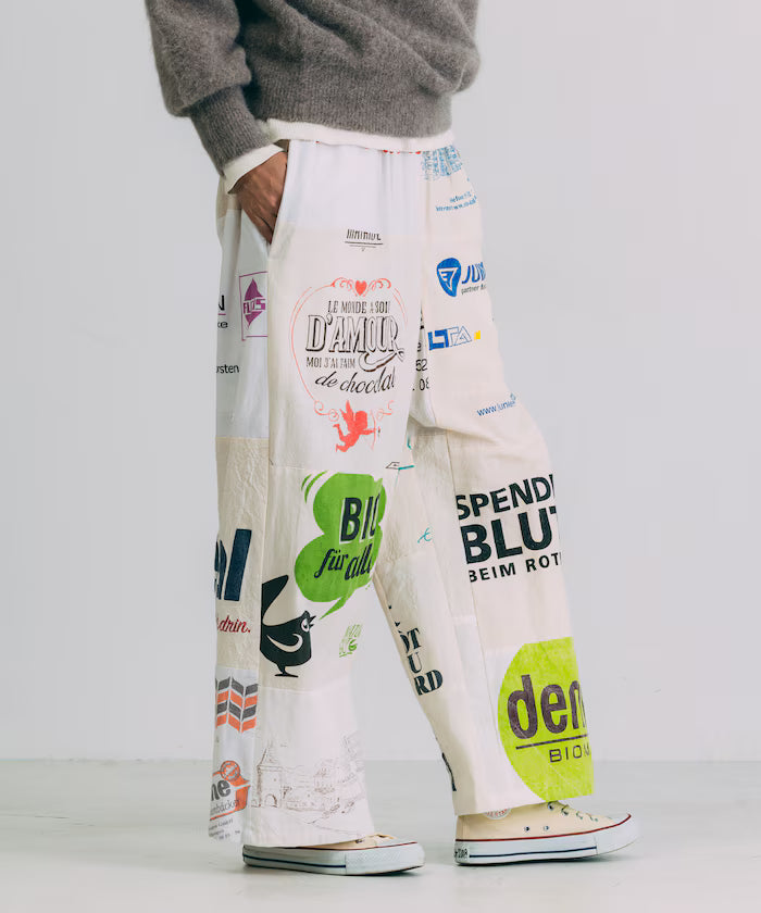 vintage European eco bag remake pants