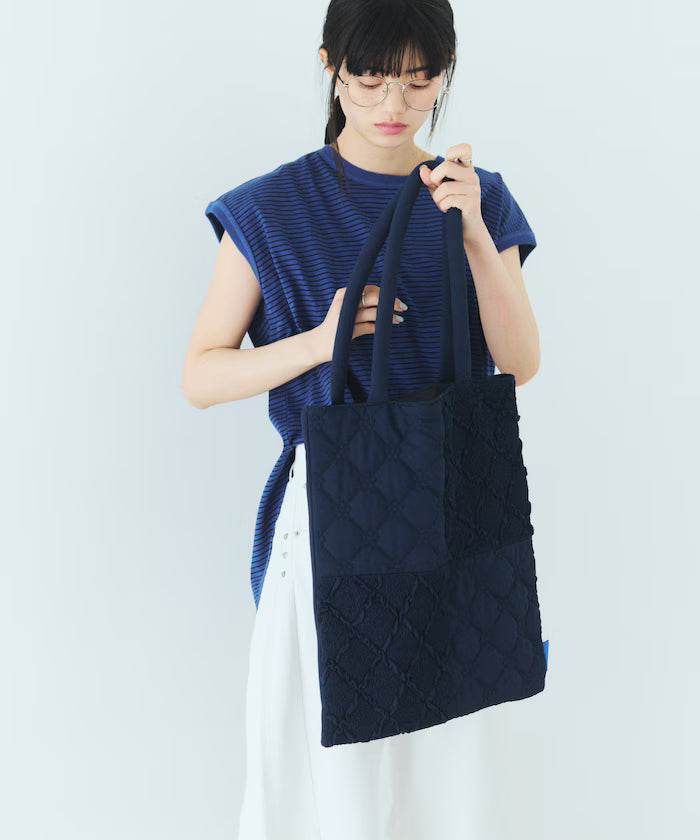 Flower Quilt Patchwork Tote Bag