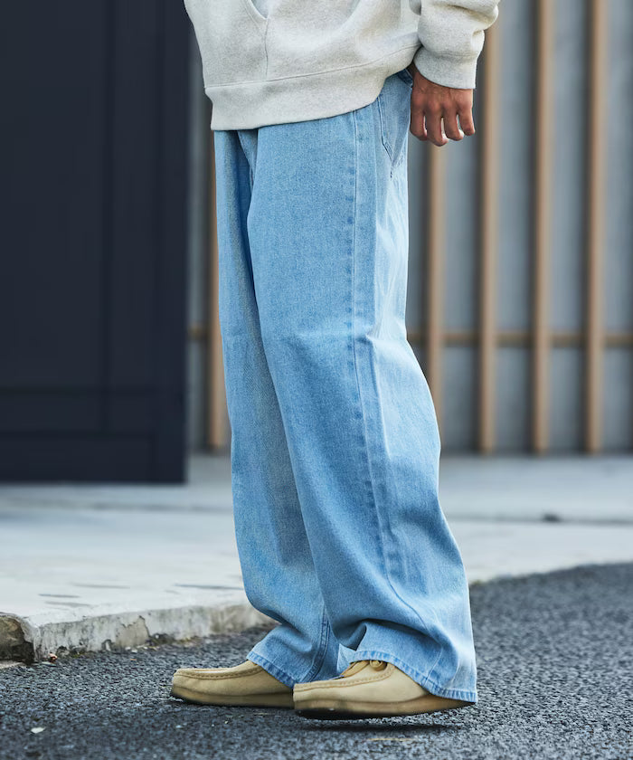 Wide Straight Denim Pants [Limited Edition]