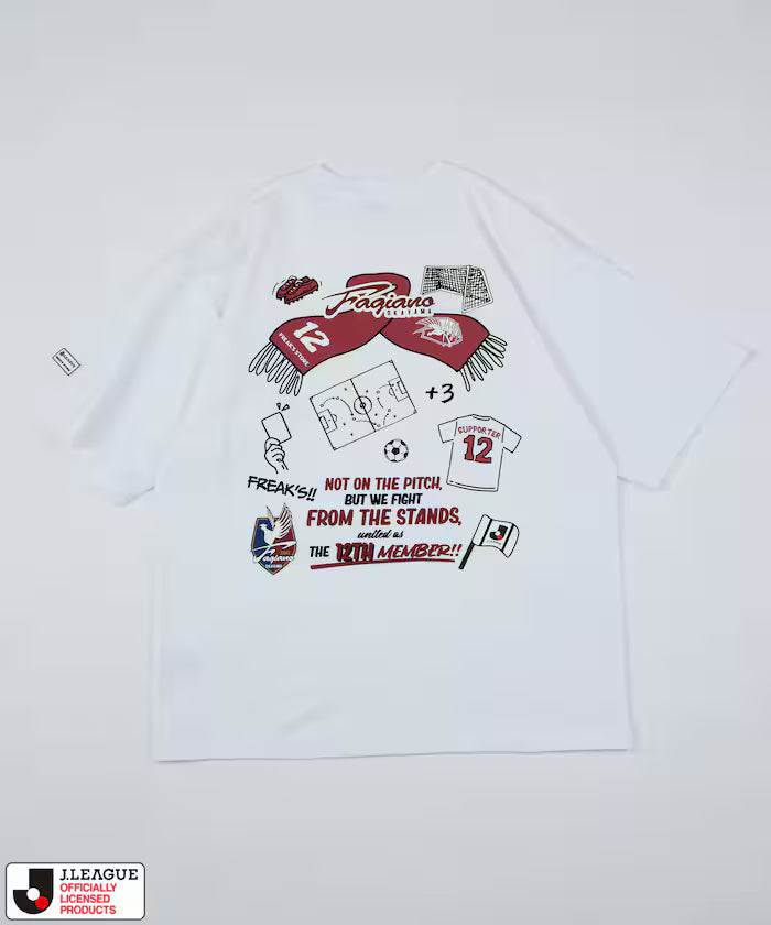 [Sales start on May 15 at 12:00] J.LEAGUE × FREAK'S STORE exclusive SUPPORTERS SHORT SLEEVE TEE [Okayama Prefectural Fagiano]