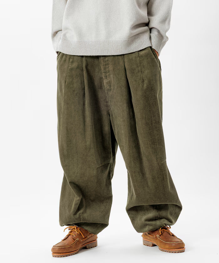 Wide Silhouette Corduroy Military Circus Pants / Snow Pants 【Limited Edition】
