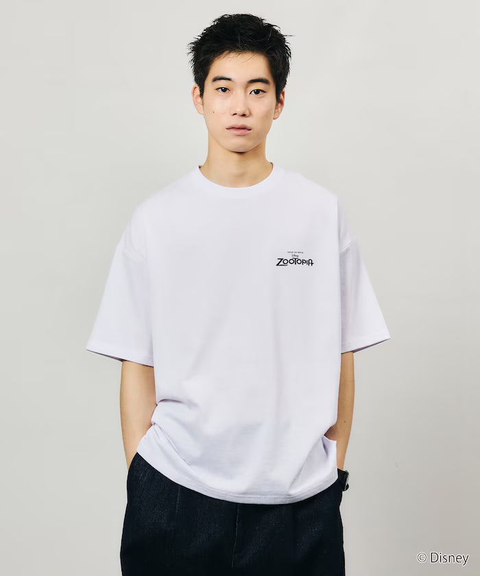 Zootopia Limited Edition Character Print Crew Neck T-Shirt Judy Nick