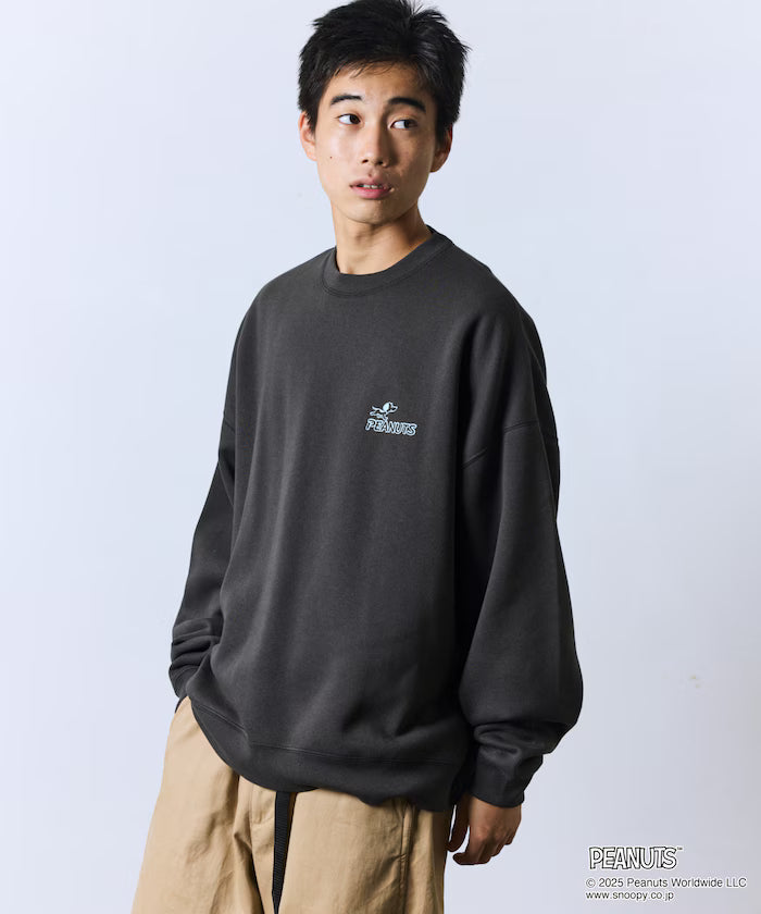 PEANUTS/Peanuts Exclusive Back Print Crew Neck Sweatshirt/Snoopy 【Limited Release】