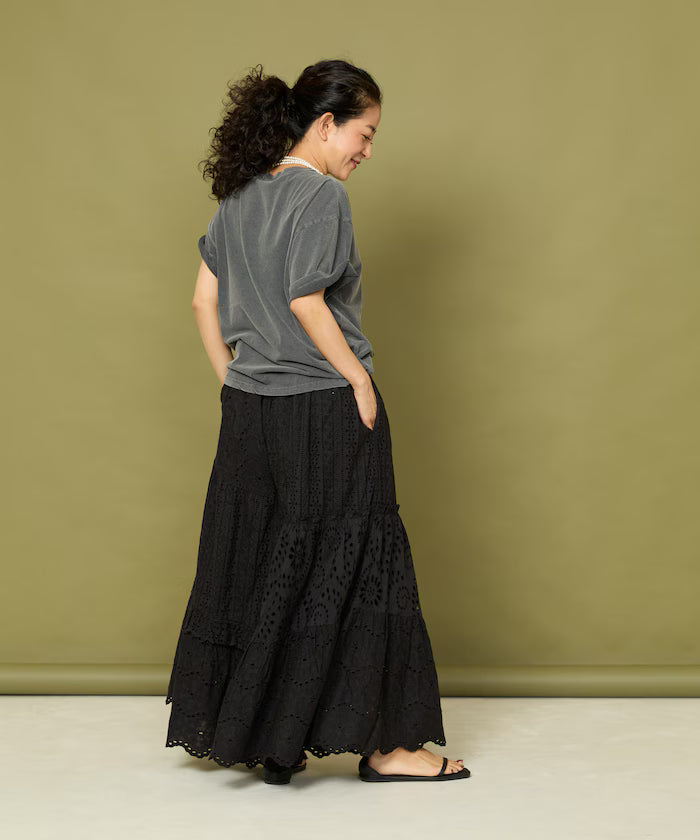 Flocky Print Big T-shirt