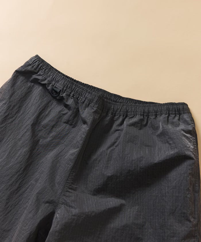 Outdoor Ripstop Nylon One Point Logo Zip-Up Parker Shorts Bag 3P Set