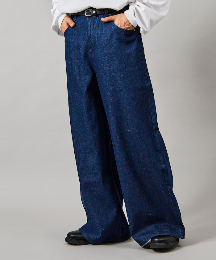 Wide Flare Silhouette Denim Pants [Limited Edition]