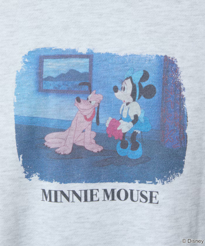 Minnie Mouse/ミニーマウス/Photo Print Crew Neck Sweat Limited Edition