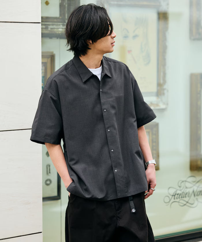 AiRide/AiRide Relax Fit Short Sleeve Open Collar Shirt/Quick Dry/UV Cut [Limited Edition]