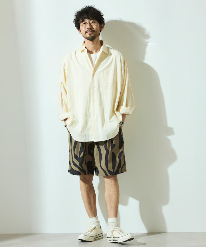 Pattern Easy Shorts / All-over Print Short Pants / Compatible with Setup