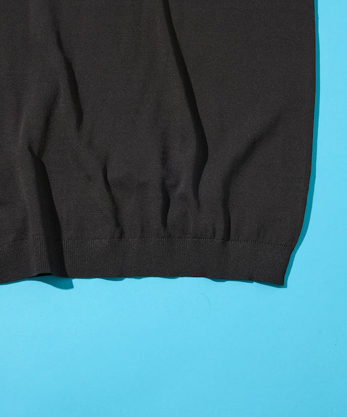 [New Color Added] SUPER ICE / Super Ice Short Sleeve Polo Neck Knit / Contact Cold Sensation