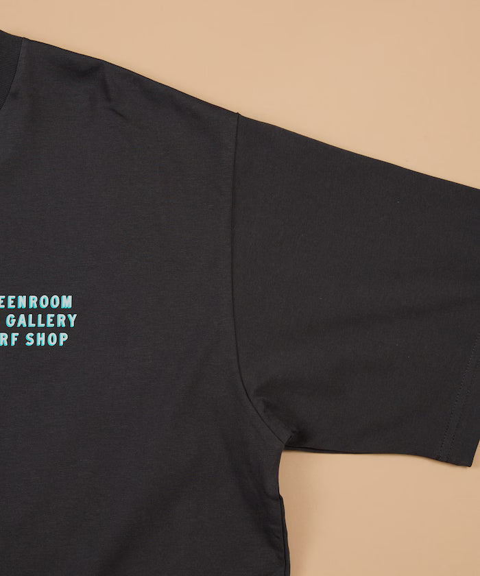 GREENROOM GALLERY × FREAK'S STORE / Greenroom Gallery Exclusively Designed Heather Brown Short Sleeve T-Shirt