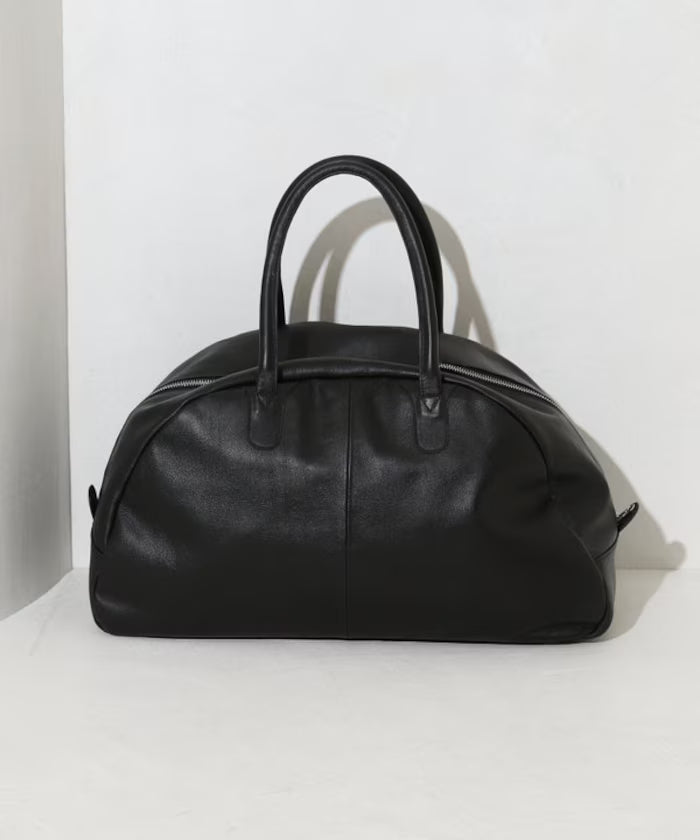 Big Leather Boston bag / Leather Boston Bag / Cowhide / Water-repellent Leather