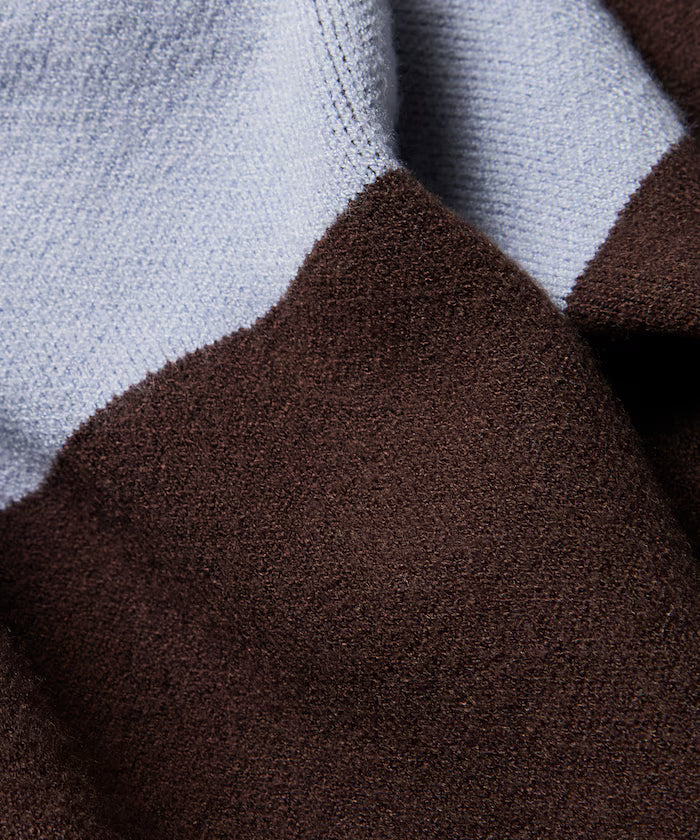 Big Silhouette Border Knit Rugby Shirt [Limited Edition]