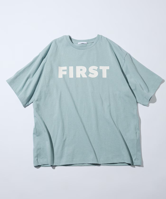 6 Ounce Front Logo Print Crew Neck T-Shirt / Print T-Shirt PR FIRST