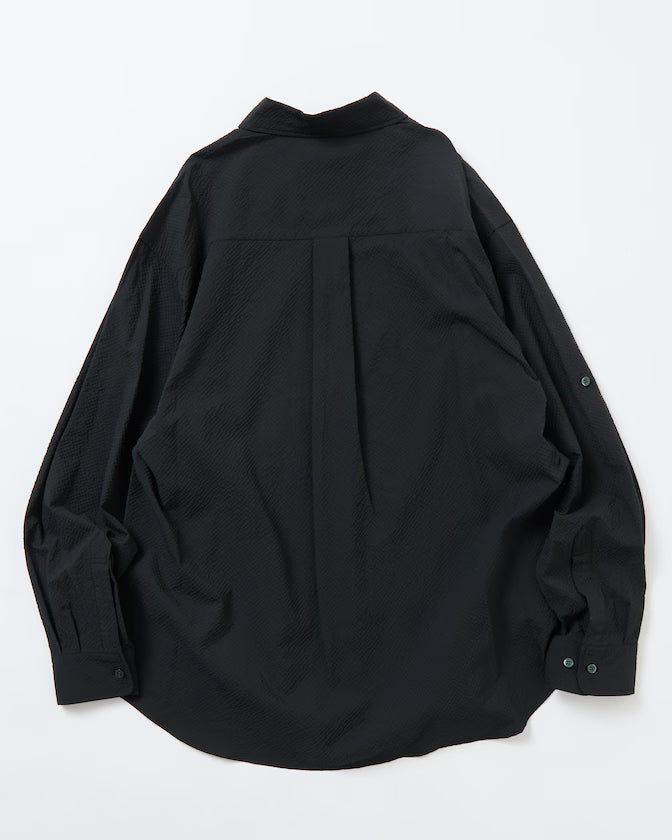 AiRide/Air Ride Relax Fit 2WAY Roll Up Sheer Seersucker Shirt/Pocketable/Quick Dry/UV Cut [Limited Release]