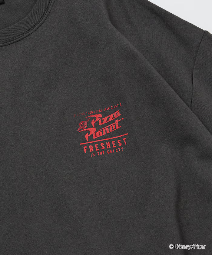 [TOY STORY] Exclusive Big Silhouette Back Print Crew Neck T-Shirt / Pizza Planet [Limited Edition]