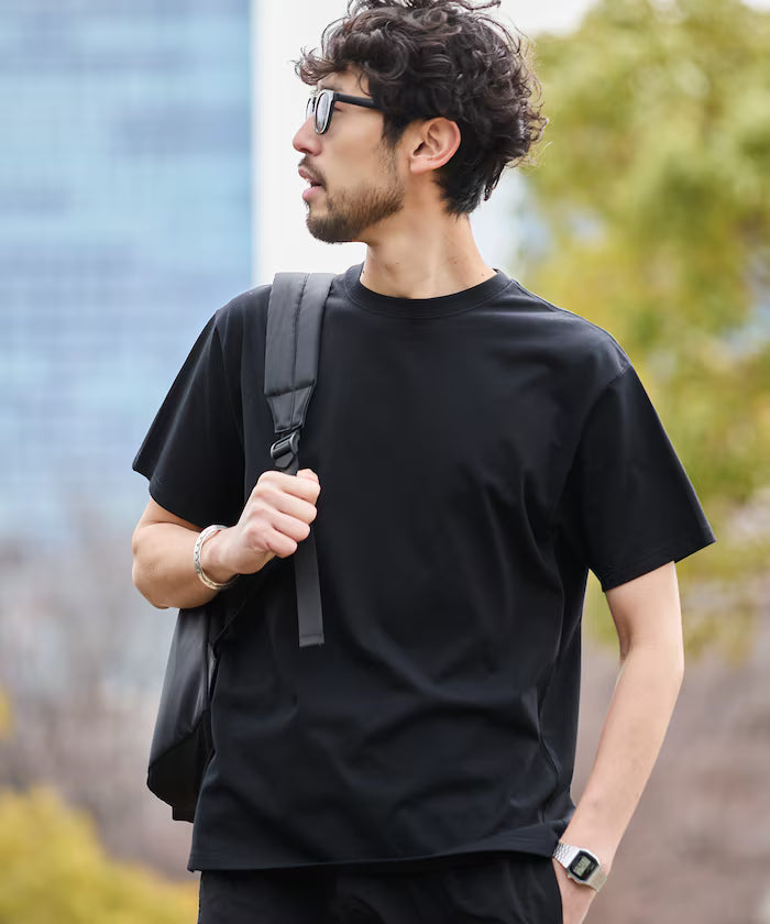 STORATECH Lightweight Basic Silhouette T-Shirt/Antibacterial/Odor-resistant/Antimicrobial/UV Protection/Contact Cooling/Moisture-wicking 【Limited Edition】