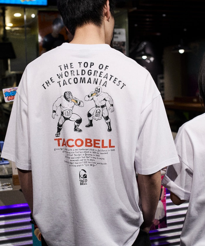Limited Edition TACOBELL×FREAK'S STORE Exclusive Big Silhouette Back Print Crew Neck T-Shirt