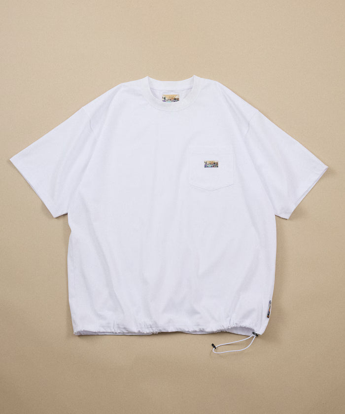 FREAK'S STORE for BEACH & FES Relax Fit One Point Logo Spindle Pocket T-shirt
