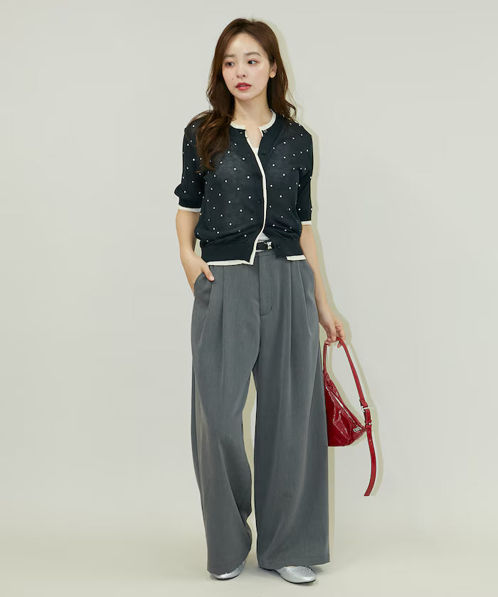 2-pleat slacks pants limited edition