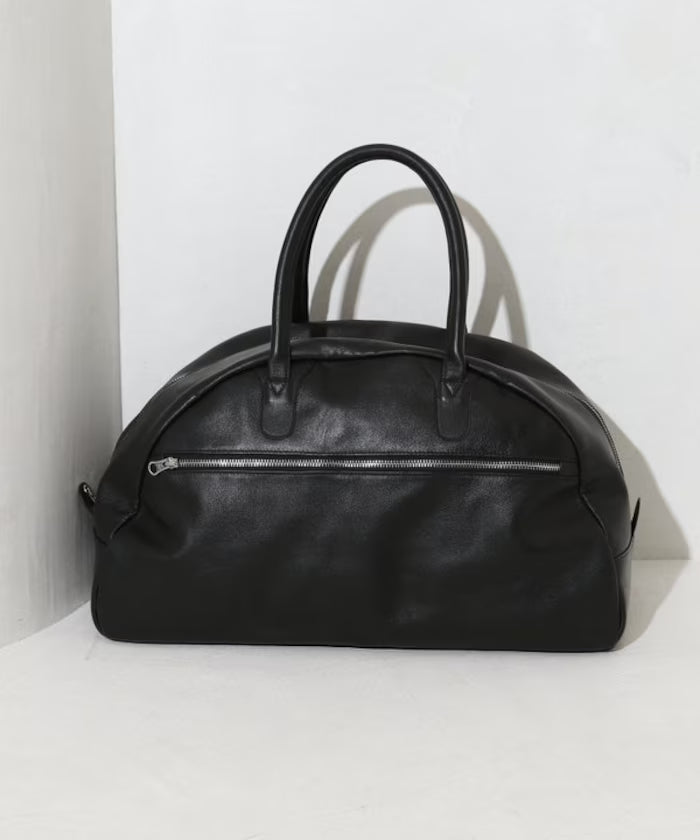 Big Leather Boston bag / Leather Boston Bag / Cowhide / Water-repellent Leather