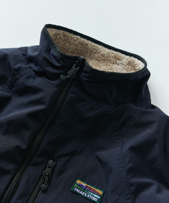 Relaxed Fit Nylon Fleece Reversible Blouson [Limited Release]