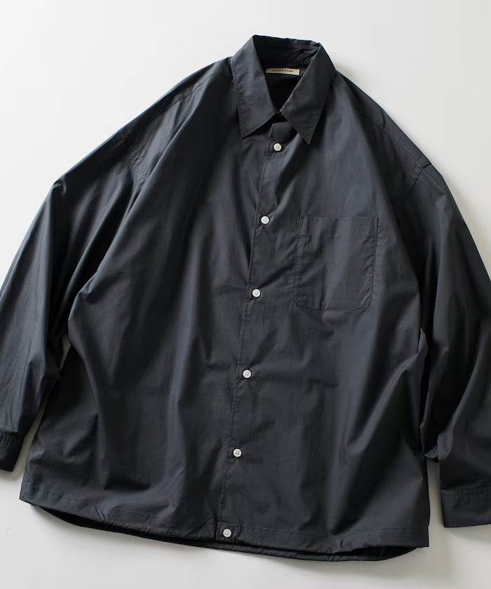 Wide Silhouette Spindle Regular Color Shirt / Hem Code 【Limited Edition】