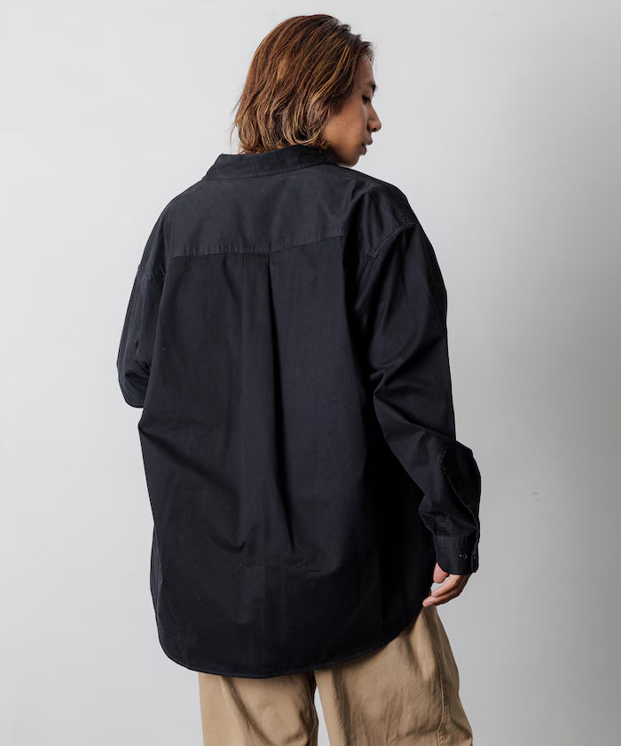 Relax Fit Relaxed Fit Garment Dyed Regular Collar Shirt [Limited Edition]