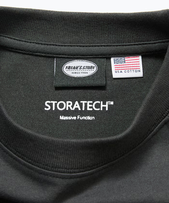 STORATECH/Stratech Lightweight Wide Silhouette Raglan T-Shirt/Antibacterial/Odor Resistant/Antimicrobial/UV Cut/Contact Cooling Moisture-Wicking 【Limited Edition】