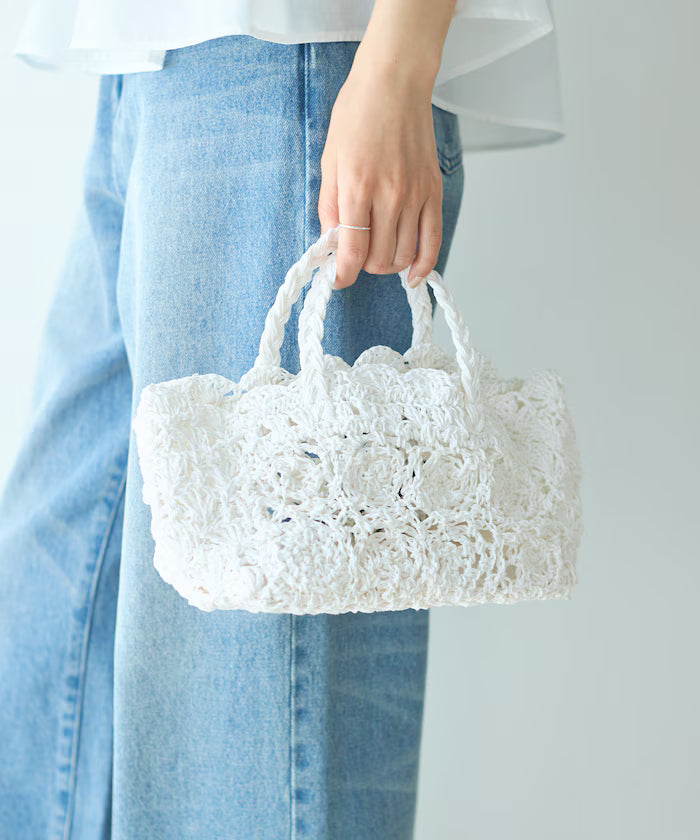 Raffia Boston Bag / Basket Bag