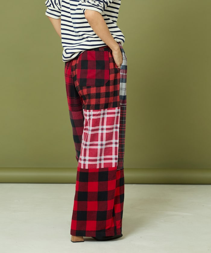 Flannel Check Easy Pants