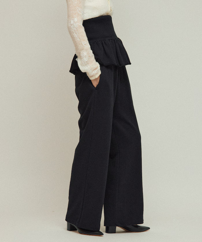 Organic Cotton 2WAY Bear Frill All-in-One / Inside Fleece Sweat