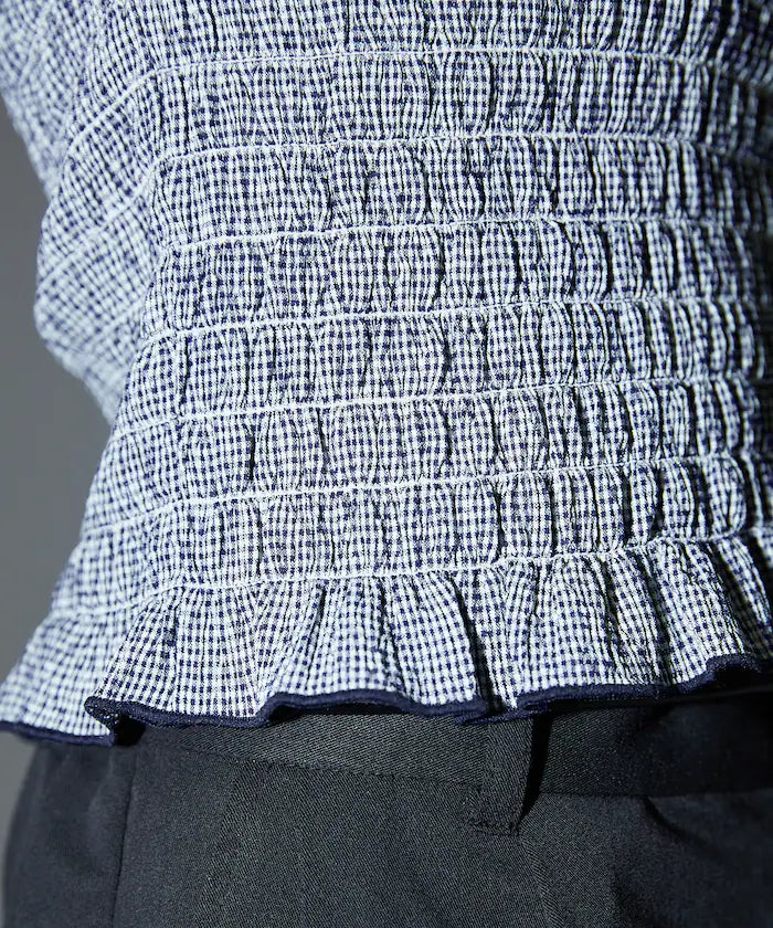 Shearing Design Check Pullover Shirt