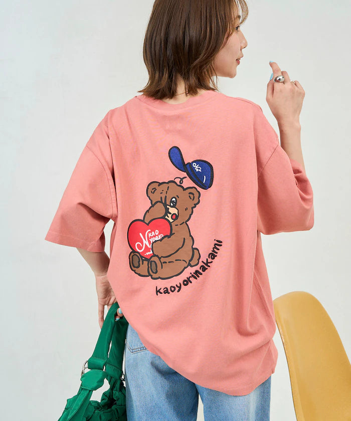 [Sales start on May 22, 12:00] kaoyorinakami × FREAK'S STORE/ Kaoyorinakami exclusive Swary Punch Bear Tee