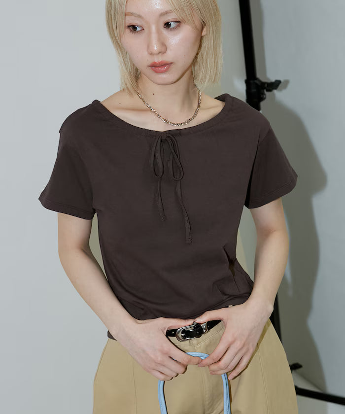 Drawstring Ribbon T-Shirt Limited Edition