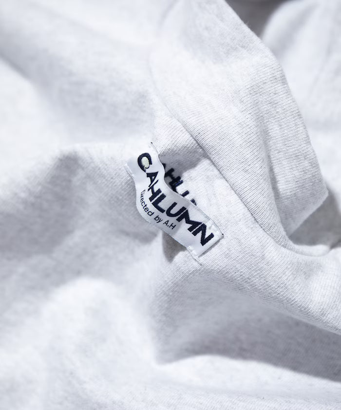 Heavy weight Jersey Mock Neck L/S Print Tee