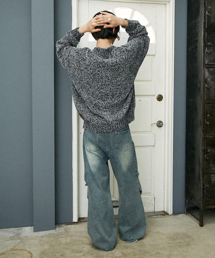 Mall Yarn Crew Neck Knit 【Limited Edition】