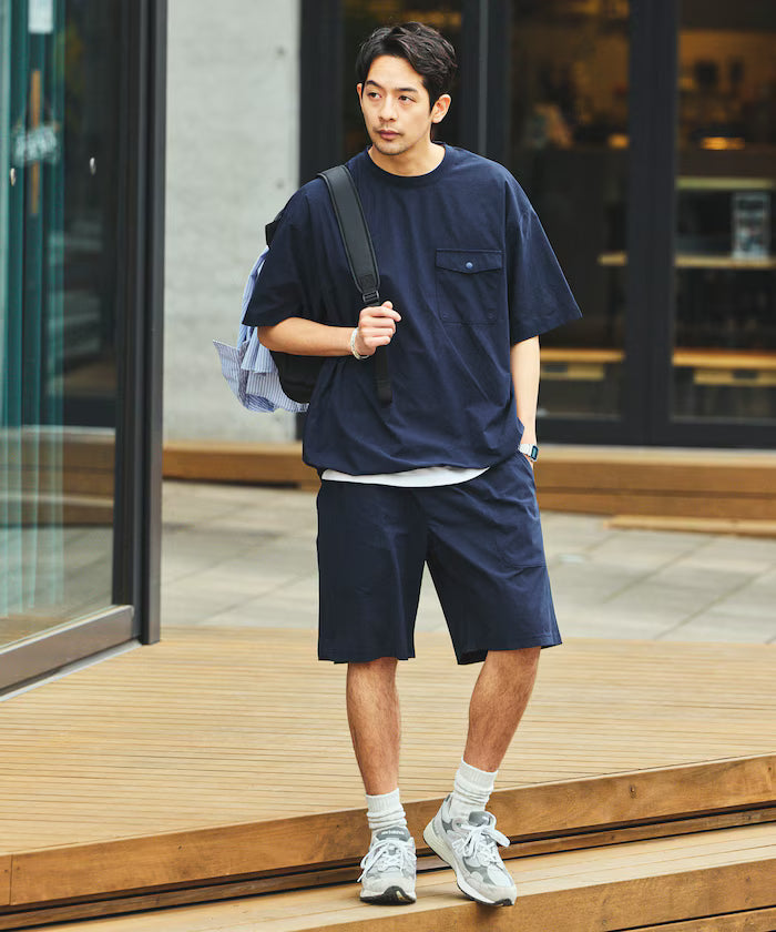 SOLOTEX Packable Short Sleeve Travel Set with Mini Bag Water-Absorbent and Quick-Drying