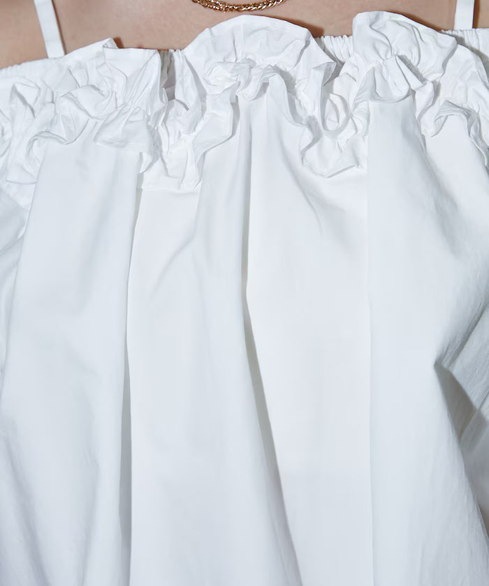 Frill Off-Shoulder Blouse Limited Edition