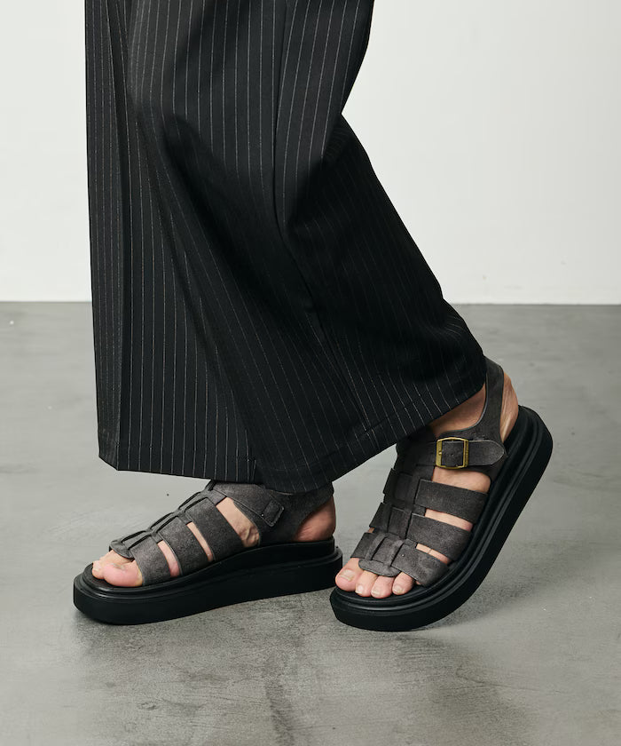 Leatherlet Gurka Sandals / Platform Sole [23=28cm] 【Limited Edition】