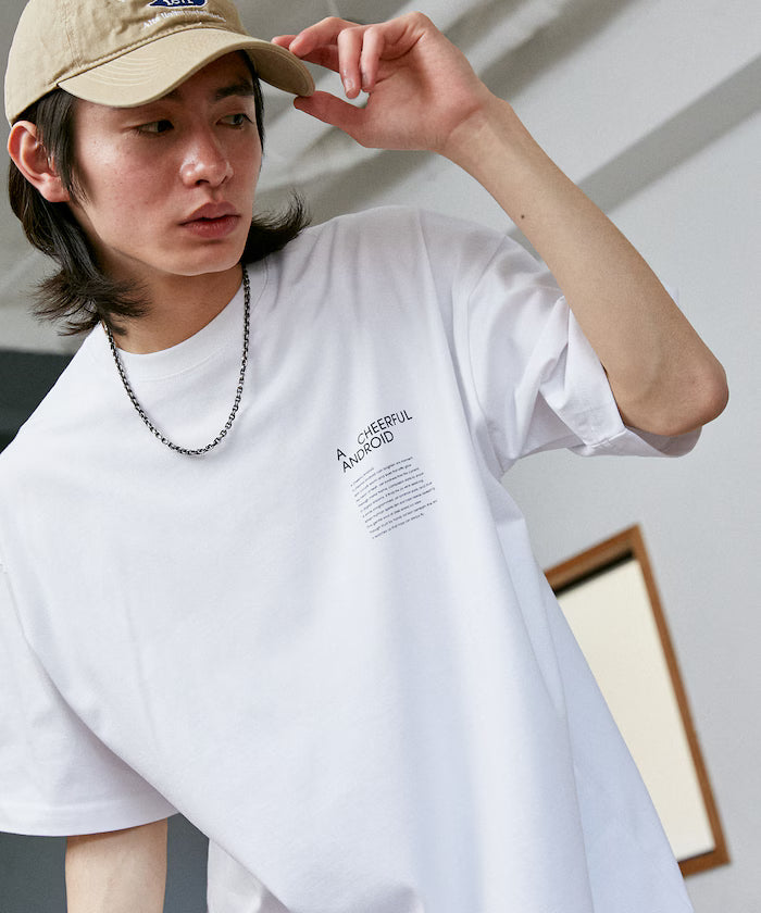LOVE POP STUDIO CHEERFUL Typography T-Shirt Limited Edition