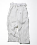 Linen Fisherman Pant - White