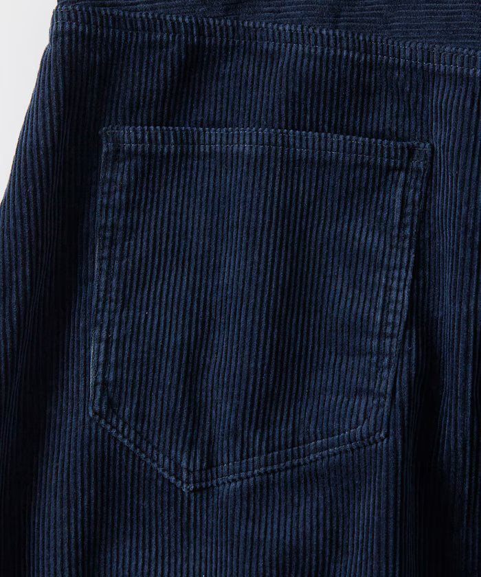 Wide Silhouette One Wash Curve Corduroy Pants