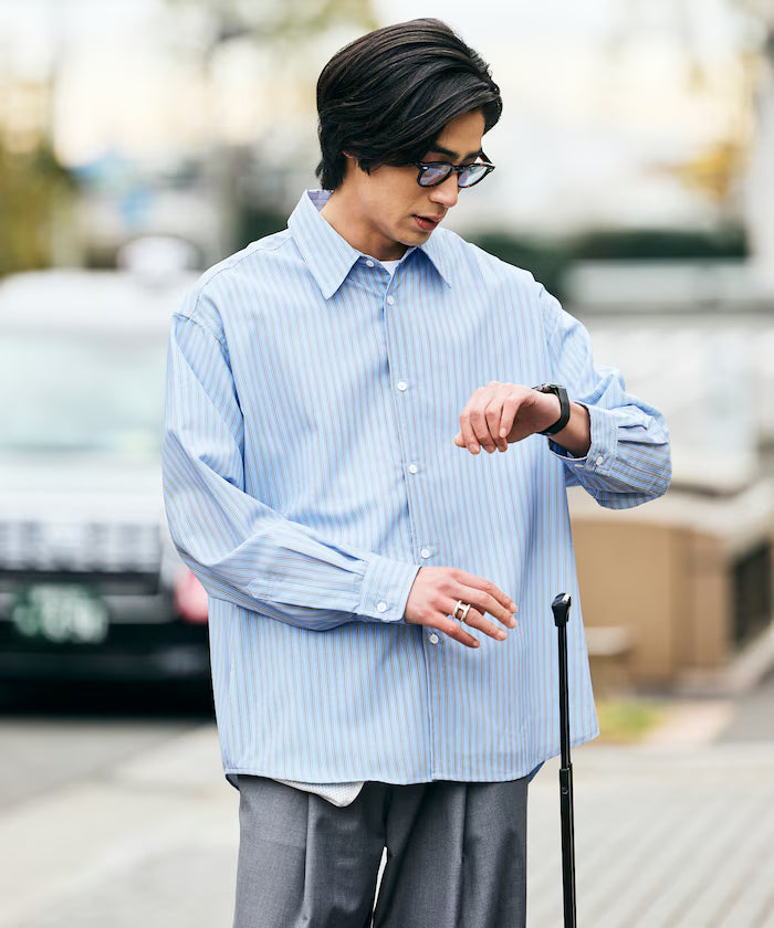 AiRide/Air Ride Relax Fit Regular Collar L/S Shirt/Pocketable/Quick Dry/UV Cut 【Limited Edition】
