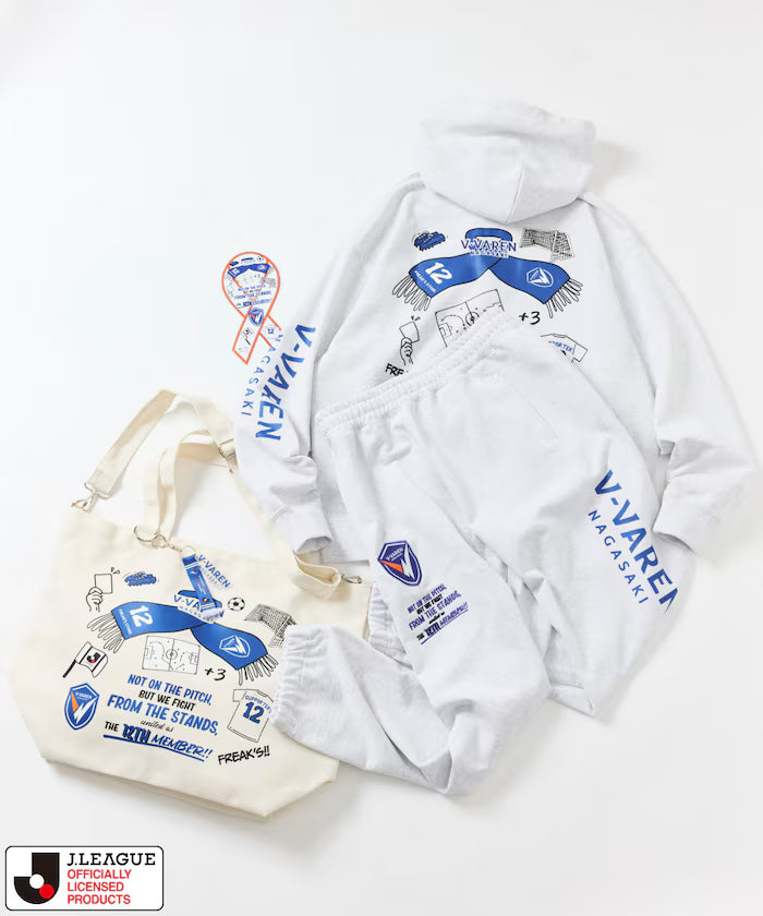 [Sales start on 3/19 at 10:00] J.LEAGUE × FREAK'S STORE Special Order SUPPORTERS SWEAT PANTS [V-Varen Nagasaki]