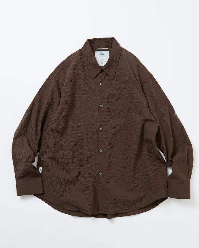 AiRide/Air Ride Relax Fit 2WAY Roll Up Sheer Seersucker Shirt/Pocketable/Quick Dry/UV Cut [Limited Release]