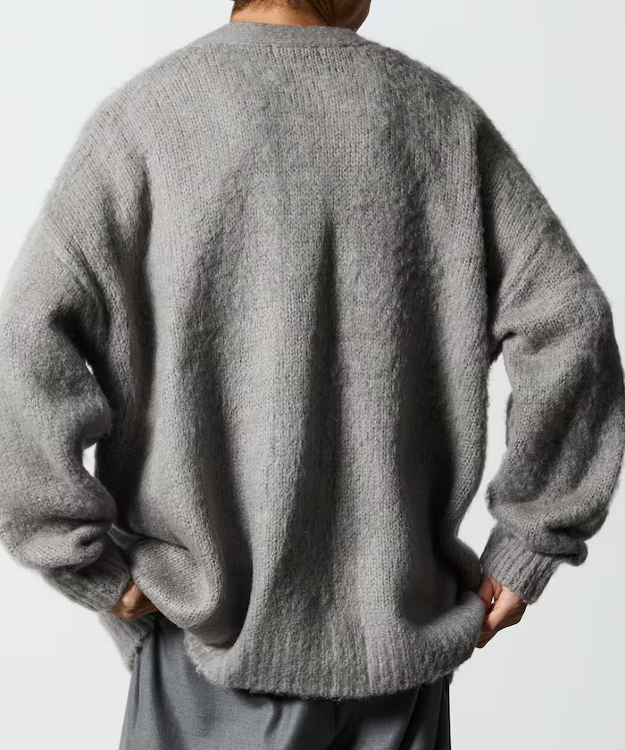 Relax Fit Shaggy Knit Loose Cardigan 【Limited Edition】