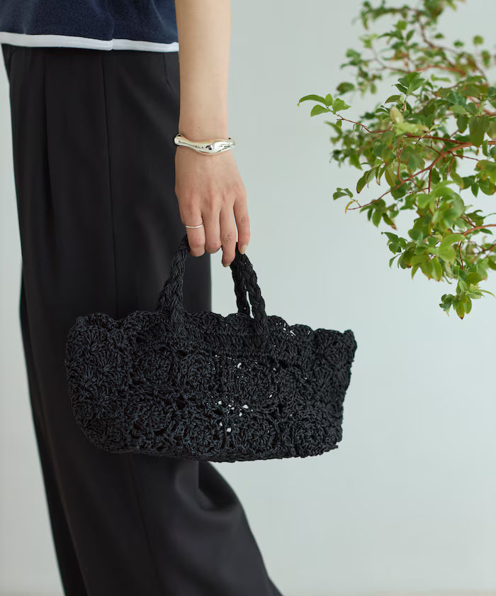 Raffia Boston Bag / Basket Bag