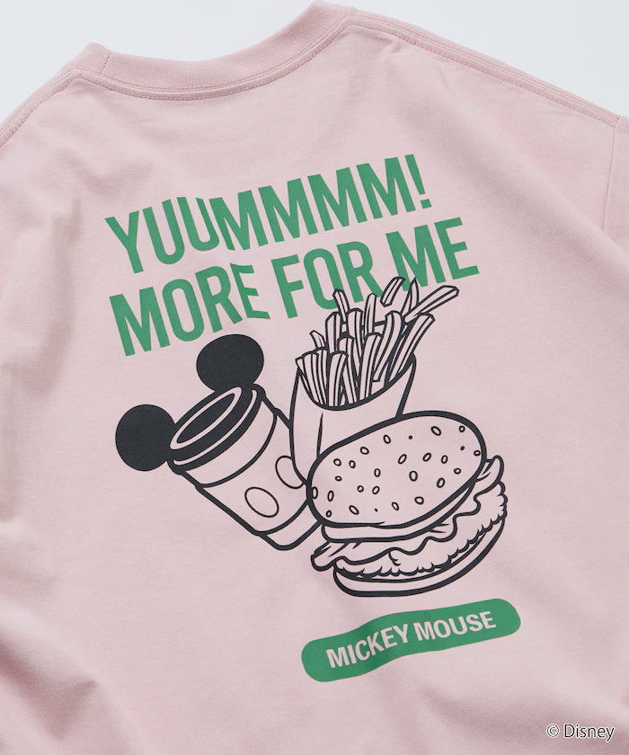DISNEY/Mickey Mouse/Exclusive Crew Neck Printed Sweatshirt/FOOD 【Limited Release】