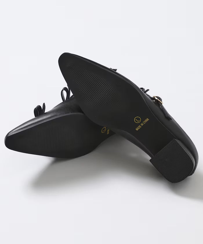 Double Ribbon Strap Mule